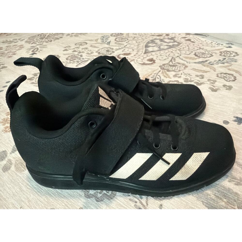 Adidas Powerlift 4 Men’s Size 5 Weightlifting Shoes BC0343 Black White Women 6.5 - Picture 2 of 8